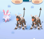 ニンフィアとヘルガー姉妹